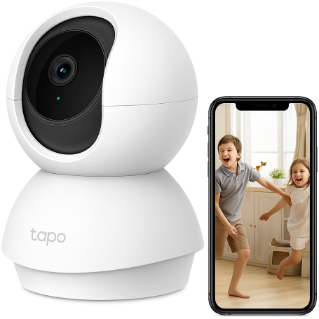 Live-Ansicht der Tapo C210 über Smartphone